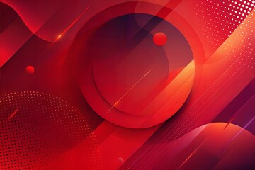 Canvas Print - abstract red gradient background design