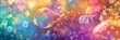 © AminaDesign - Cheerful design with abstract background, bubbles, and vibrant colors for a contemporary and artistic look