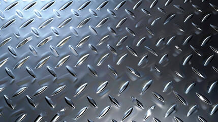 Wall Mural - Shiny metal surface texture