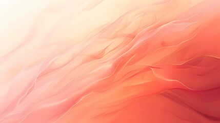 Canvas Print - Gradient ivory to salmon abstract shades background