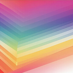 Wall Mural - Abstract gradient color stripe, digital art, smooth transitions, high quality, minimalistic, pastel tones, soft lighting