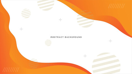 Abstract colorful orange curve background