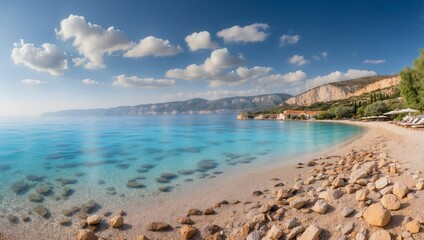 Canvas Print - view of the sea from the sea