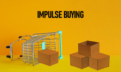 Impulse buying and Buying products or service without planning. Stop Impulse purchase