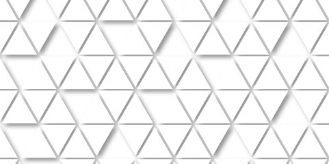 Wall Mural - white triangle ceramic tile wall texture background vector illustration. abstract white geometric tr