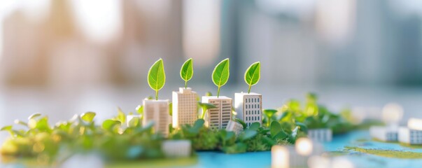 Green finance initiatives in developing countries , global development, cityscape