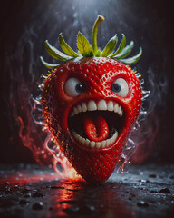 Poster - Strawberry Head