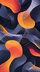 Wall Mural - Abstract modern background with structured layout patterns.