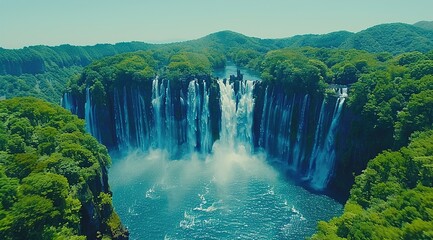 Canvas Print - plitvice lakes national park country