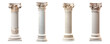 © Newton - Collection of greek columns isolated on transparent background