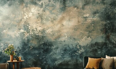 Wall Mural - Stylish Painting. Abstract Design Texture Wallpaper