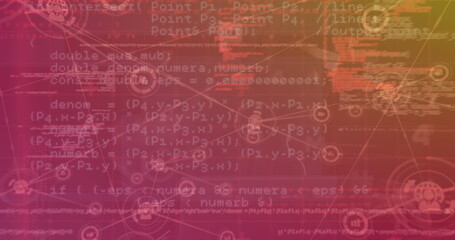 Poster - Image of data processing over network of connections