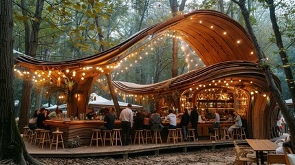 Canvas Print - carousel in park