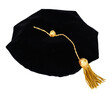 © Melissa K Sharp - Black PhD doctorate tam cap with gold tassel