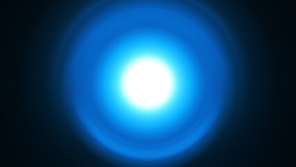 abstract blur blue light.the star burst with brilliance, glow bright star, blue glowing light burst 