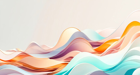 Wall Mural - Abstract Wave Background