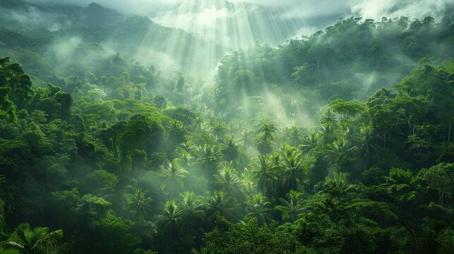 South American Rainforest Background
