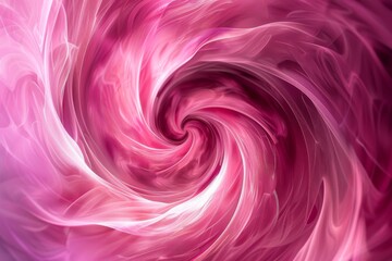 Canvas Print - Abstract Pink Swirl