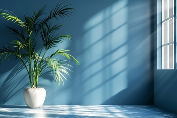 Canvas Print - Indoor Plant in Sunlit Room