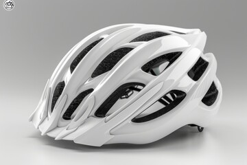 White Road Bike Helmet