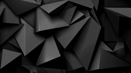 Abstract dark wallpaper with subtle grey geometric shapes on a black backdrop. ,Dark Color light ,vectorline design , illustration , Mobile Wallpaper