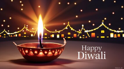 Happy Diwali Background Design