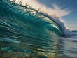 © sarulips - 'Beautiful Tropical Summer Sea Wave on Golden Sandy Beach - AI-Generated'