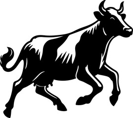 Sticker - Running Cow