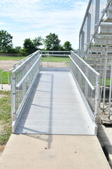 Sticker - Metal Ramp on Sports Bleachers