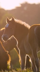 Wall Mural - Horses of New Forest in England, UK