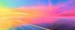 © Volodymyr - Solar energy background with an array of solar panels under a vivid, rainbow-colored sky. The colorful scene represents diversity and innovation in renewable energy.
