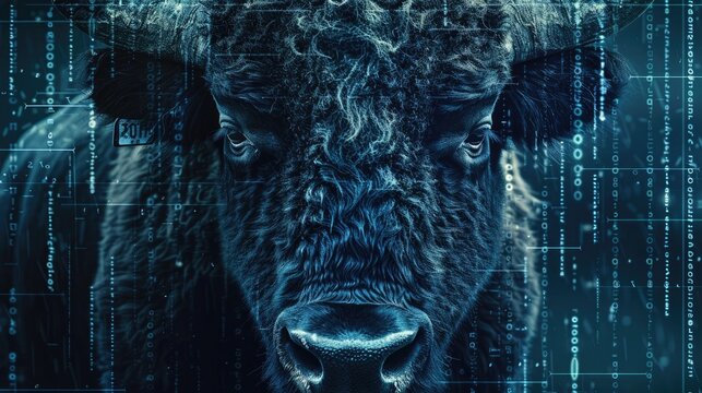In the realm of cyber crime, a skilled hacker, nicknamed The Viking, uses a bison as his avatar to breach sophisticated security systems