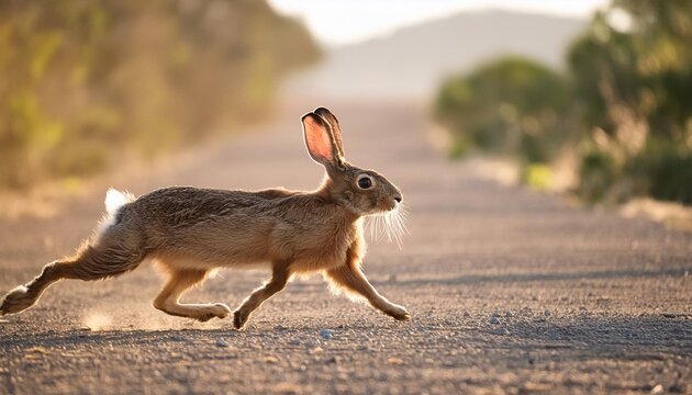 rabbit or hare running last in the race concept of tortoise and the hare generative ai