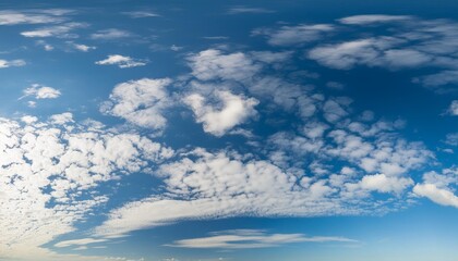 Sticker - blue sky background with tiny clouds panorama background