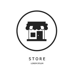 Logo vector design for business. Store logos.