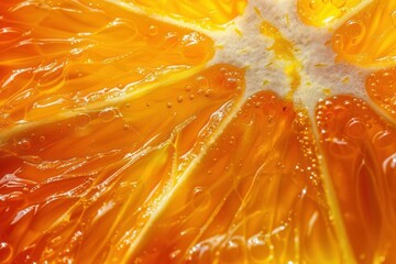 juicy orange closeup vibrant citrus fruit with textured peel