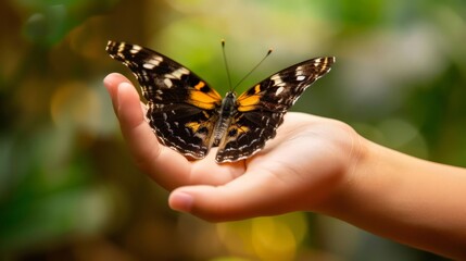 Wall Mural - Butterfly releases at weddings and special events symbolize new beginnings, love, and the celebration of life's milestones.