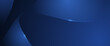 © nongkran_ch - Vector abstract dynamic geometric shape, wave flow line, light effect, and texture on blue gradient color for wallpaper, template banner. Illustration modern graphic design for futuristic background