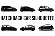 © Amazinart - Hatchback car silhouette vector