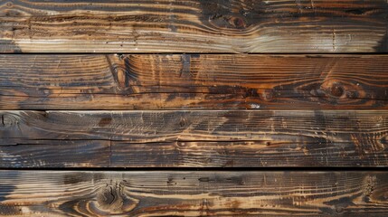 Poster - Wooden boards with a rustic look