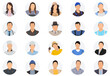 © artist404 - People faces avatars different profesional vector art.