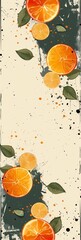 Wall Mural - Elegant Abstract Fruit Background