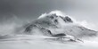 © Eyepain - Peak Mountain and cloud cover white and black