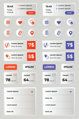Wall Mural - Gradient ui kit for apps
