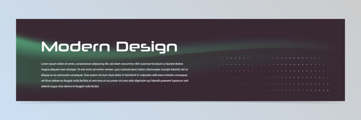 Wall Mural - Modern abstract technology banner template