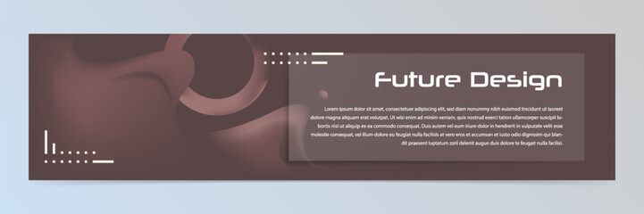 Wall Mural - Modern abstract technology banner template