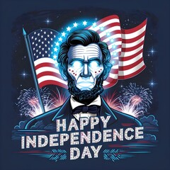 Happy Independence Day t-shirt design