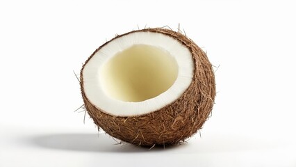 Poster -  Freshly cracked coconut ready to enjoy