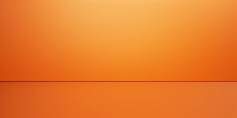 Wall Mural - blank solid orange color with a slight gradient