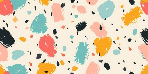 Sticker - colorful pattern,pastel color of simple graphic.